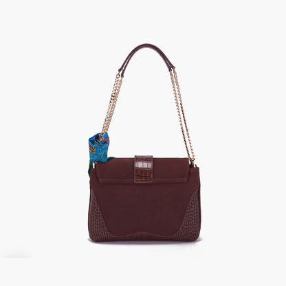 BORSA A SPALLA TEMPEST BROWN - Immagine 4