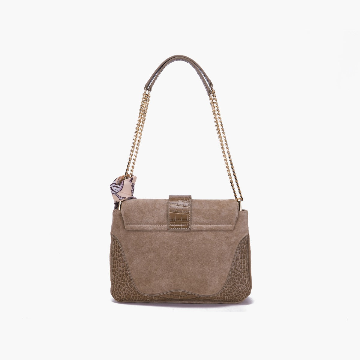 BORSA A SPALLA TEMPEST TAUPE - Immagine 4