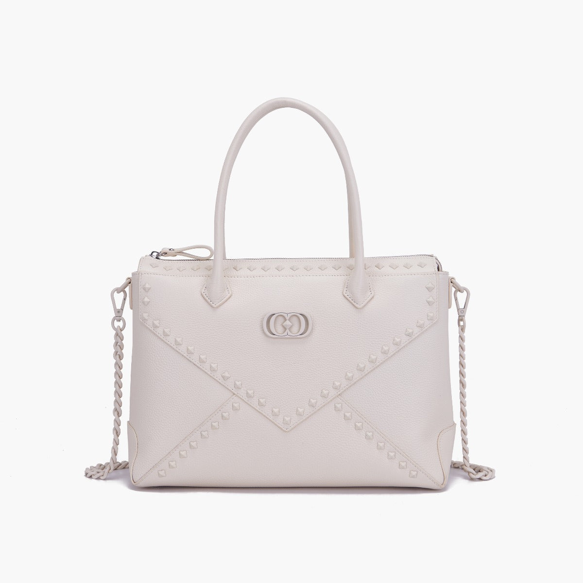 BORSA A MANO FRIVOLOUS IVORY - Immagine 2