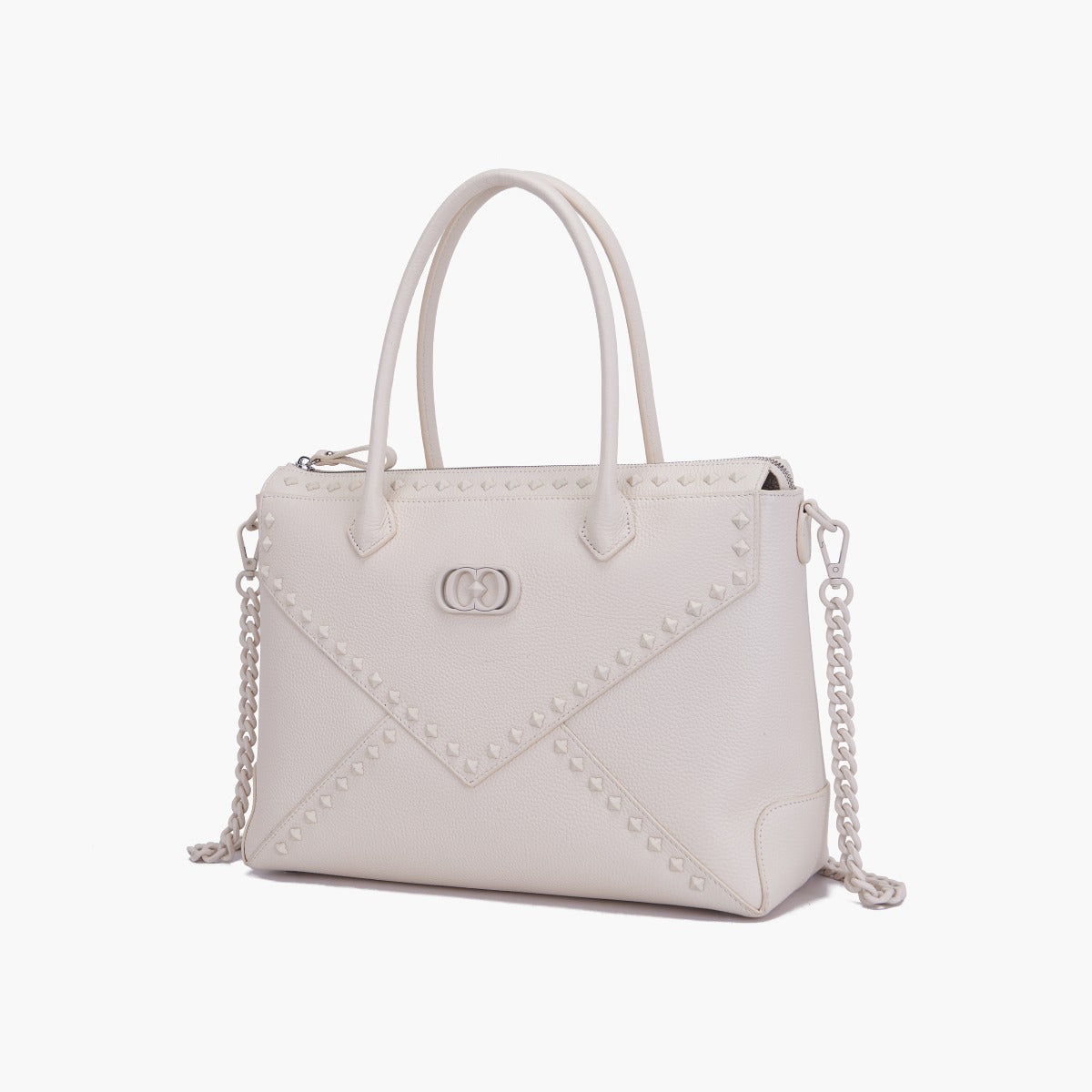 BORSA A MANO FRIVOLOUS IVORY - Immagine 3