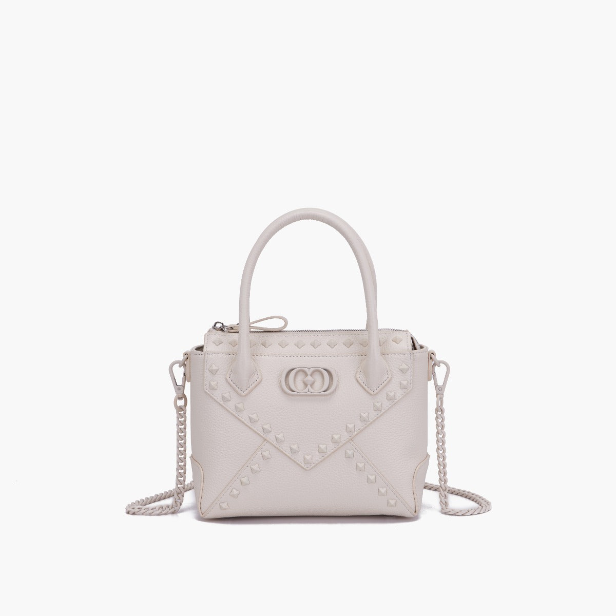 MINI BORSA A MANO FRIVOLOUS IVORY - Immagine 2