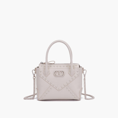 MINI BORSA A MANO FRIVOLOUS IVORY - Immagine 7