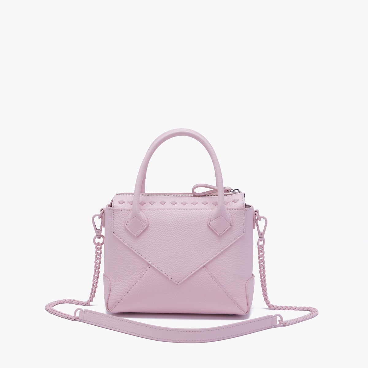 MINI BORSA A MANO FRIVOLOUS ROSA - Immagine 4