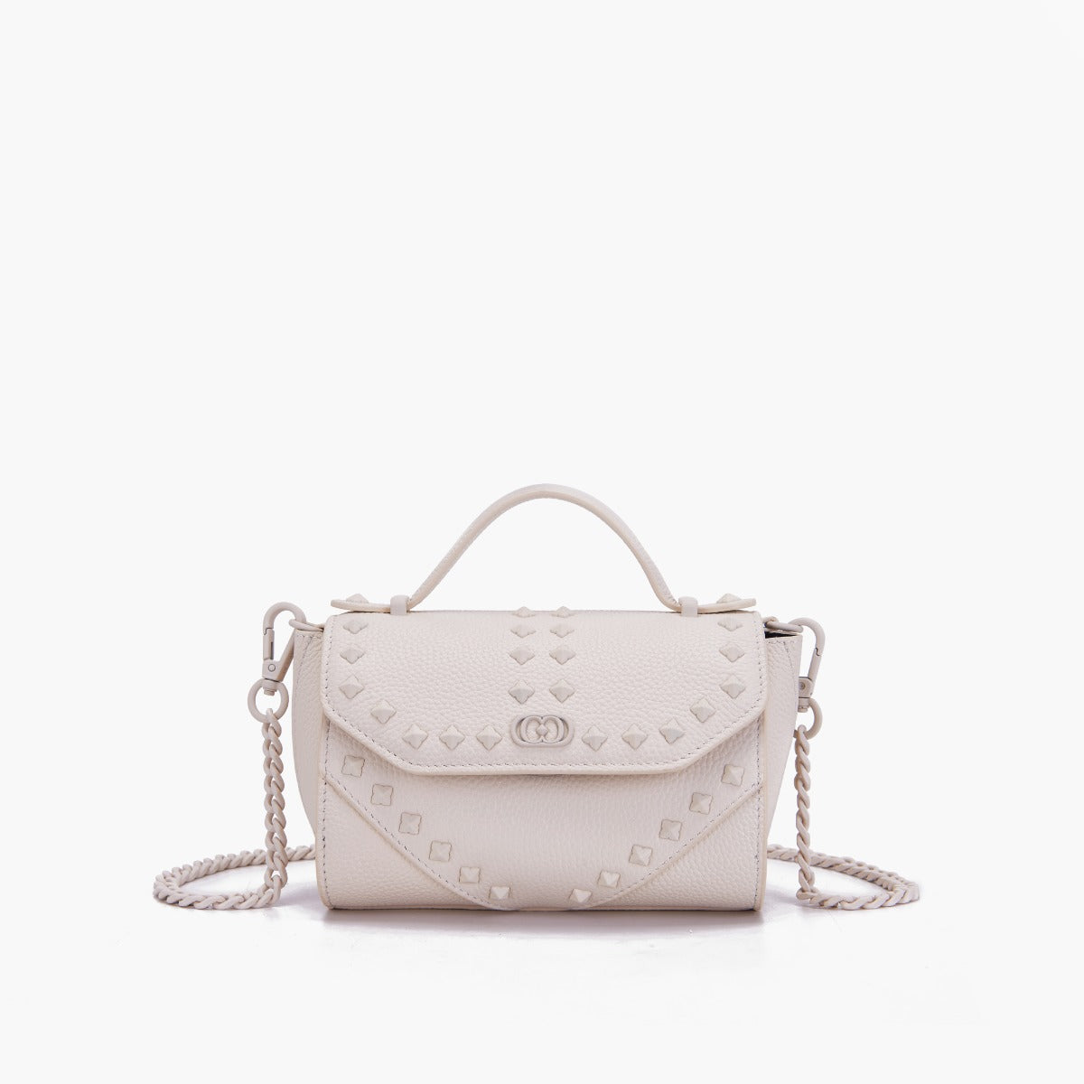 MINI BORSA A MANO FRIVOLOUS IVORY - Immagine 2