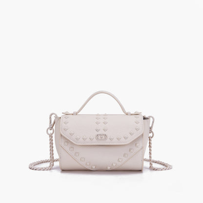 MINI BORSA A MANO FRIVOLOUS IVORY - Immagine 2