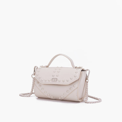 MINI BORSA A MANO FRIVOLOUS IVORY - Immagine 3