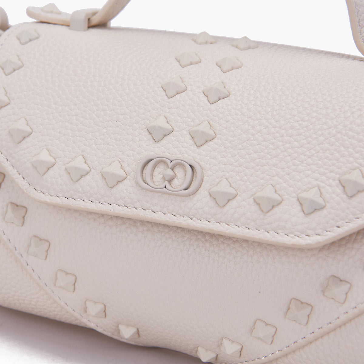 MINI BORSA A MANO FRIVOLOUS IVORY - Immagine 5