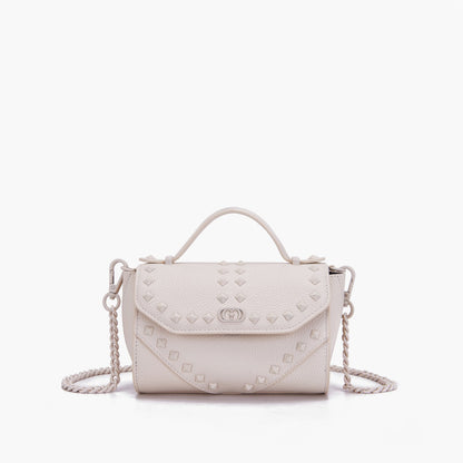 MINI BORSA A MANO FRIVOLOUS IVORY - Immagine 7