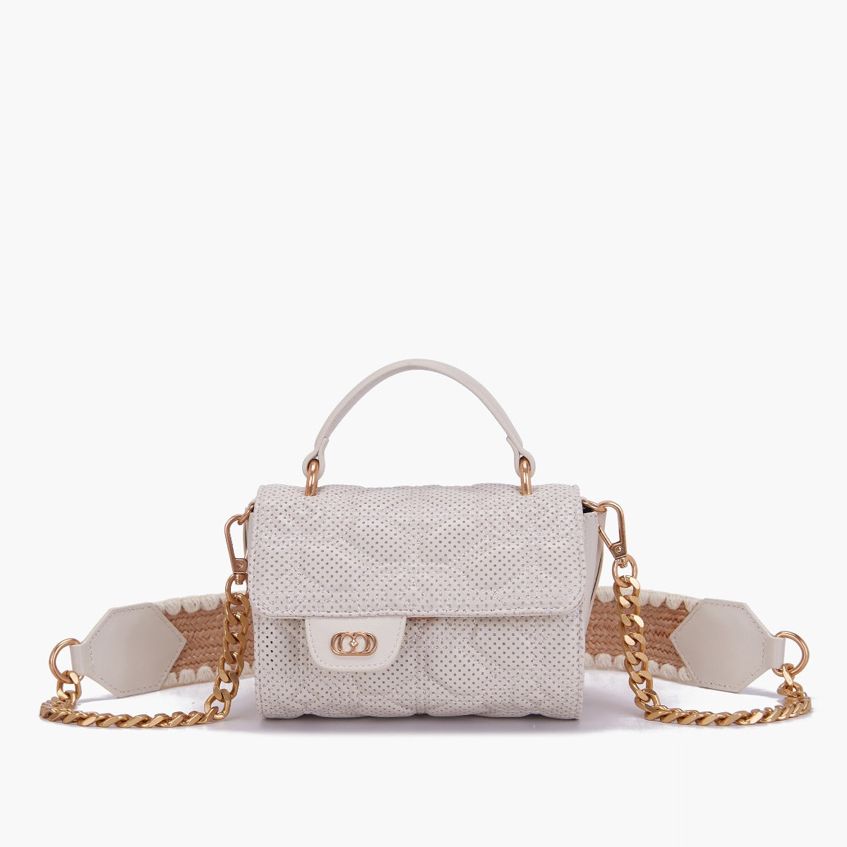 MINI BORSA A MANO TOUCHY IVORY - Immagine 7