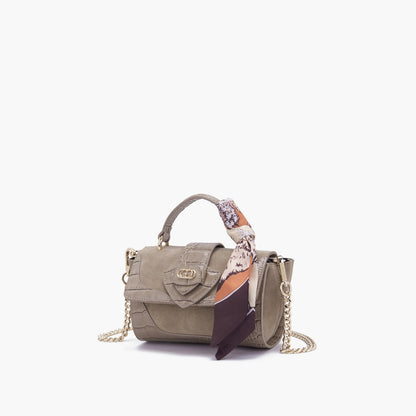 MINI BORSA A MANO TEMPEST TAUPE - Immagine 3