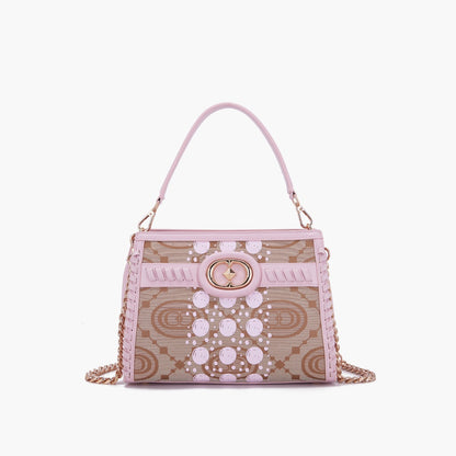 BORSA SHOPPING MONOGRAM ROSA - Immagine 2