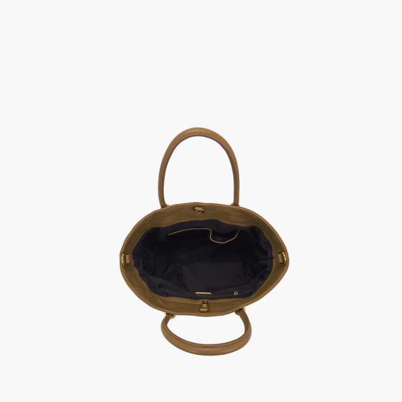 BORSA A MANO SCREAMING BELL BEIGE - Immagine 6