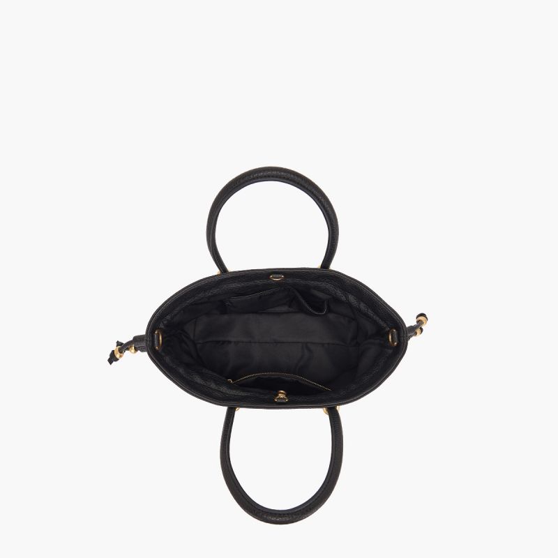 BORSA A MANO SCREAMING BELL BLACK - Immagine 6