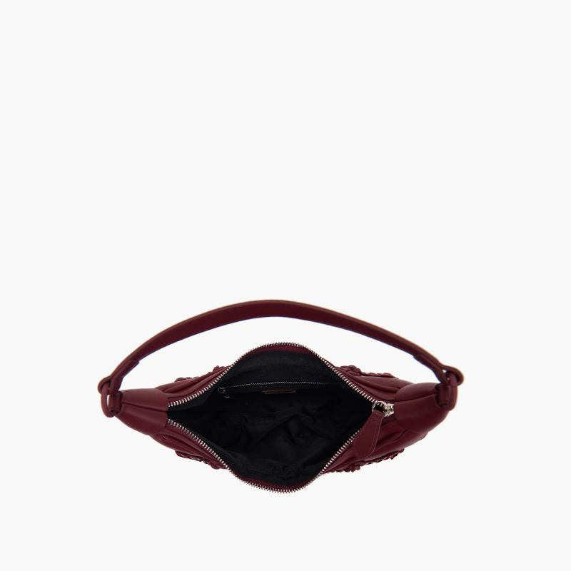 BORSA A SPALLA ANDROMEDA BURGUNDY - Immagine 6