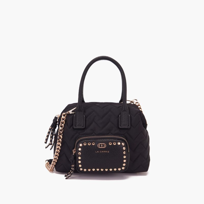 BORSA A MANO DARK WAVE BLACK - Immagine 2