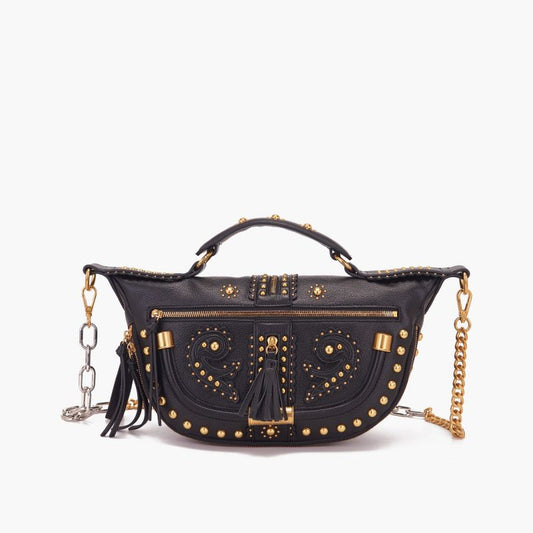 BORSA A MANO ARABESQUE BLACK - Immagine 2