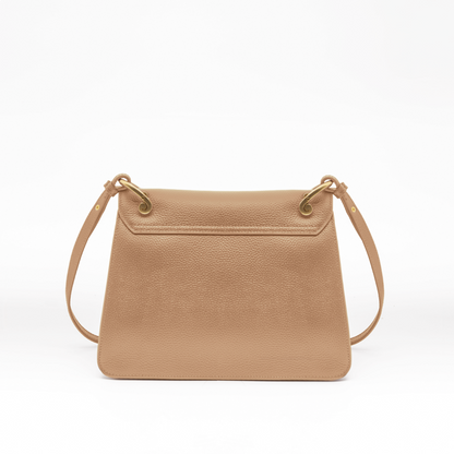 BORSA A SPALLA DRILLED BEIGE - Immagine 4