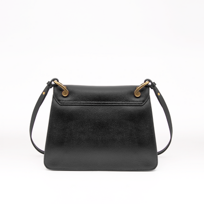 BORSA A SPALLA DRILLED BLACK - Immagine 4