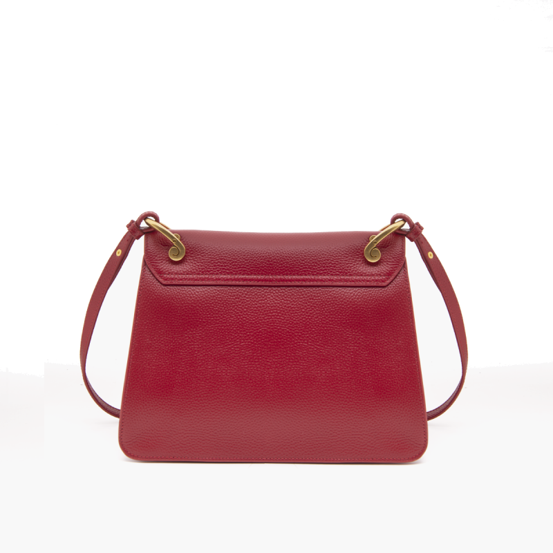 BORSA A SPALLA DRILLED RED - Immagine 4