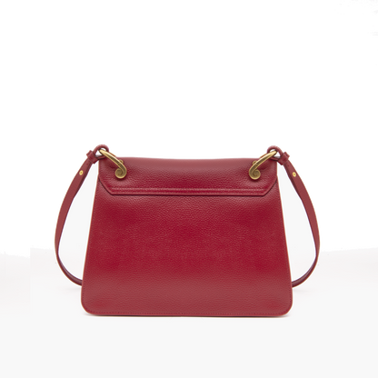 BORSA A SPALLA DRILLED RED - Immagine 4