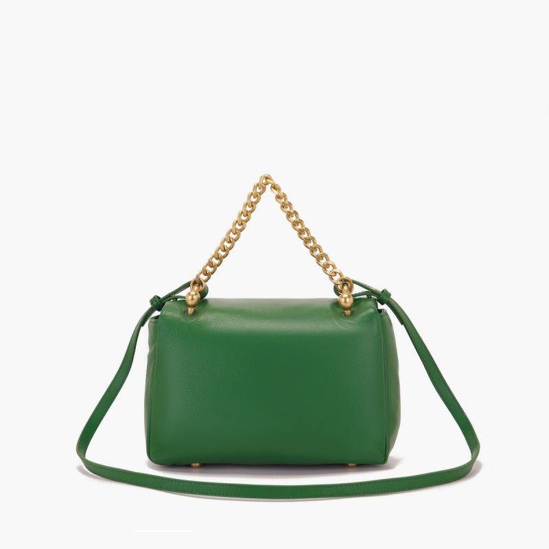 BORSA A MANO WOVEN GREEN - Immagine 4