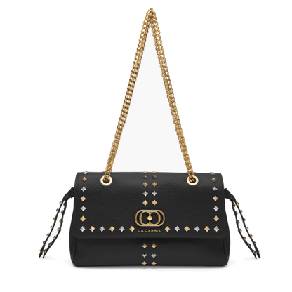 BORSA A SPALLA FRIVOLOUS BLACK - Immagine 2