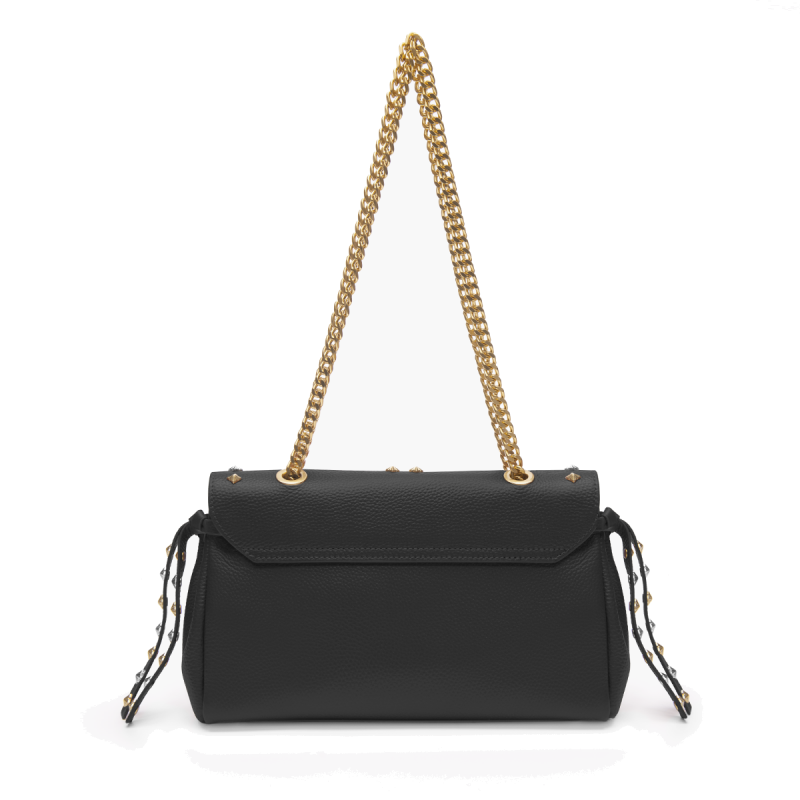 BORSA A SPALLA FRIVOLOUS BLACK - Immagine 4