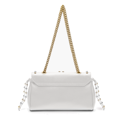 BORSA A SPALLA FRIVOLOUS IVORY - Immagine 4