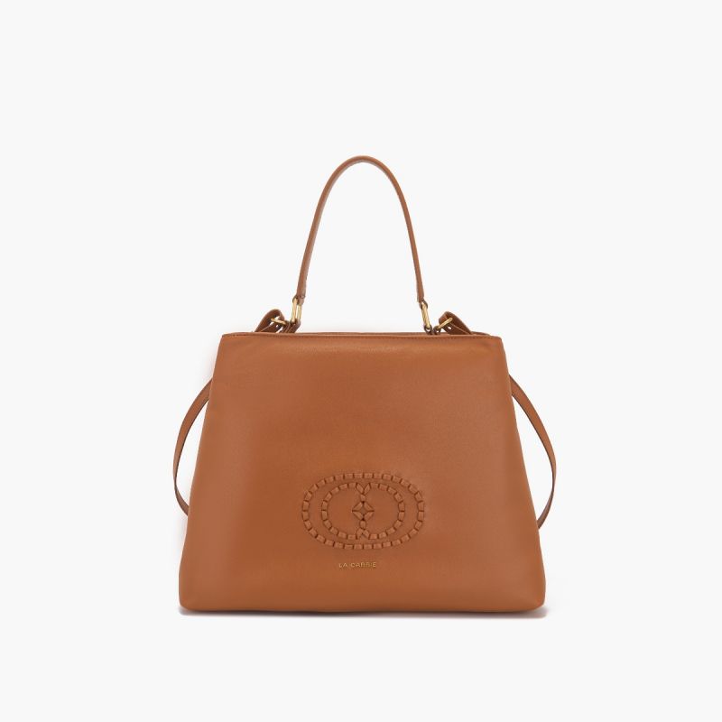 BORSA SHOPPING WOVEN CUOIO - Immagine 2