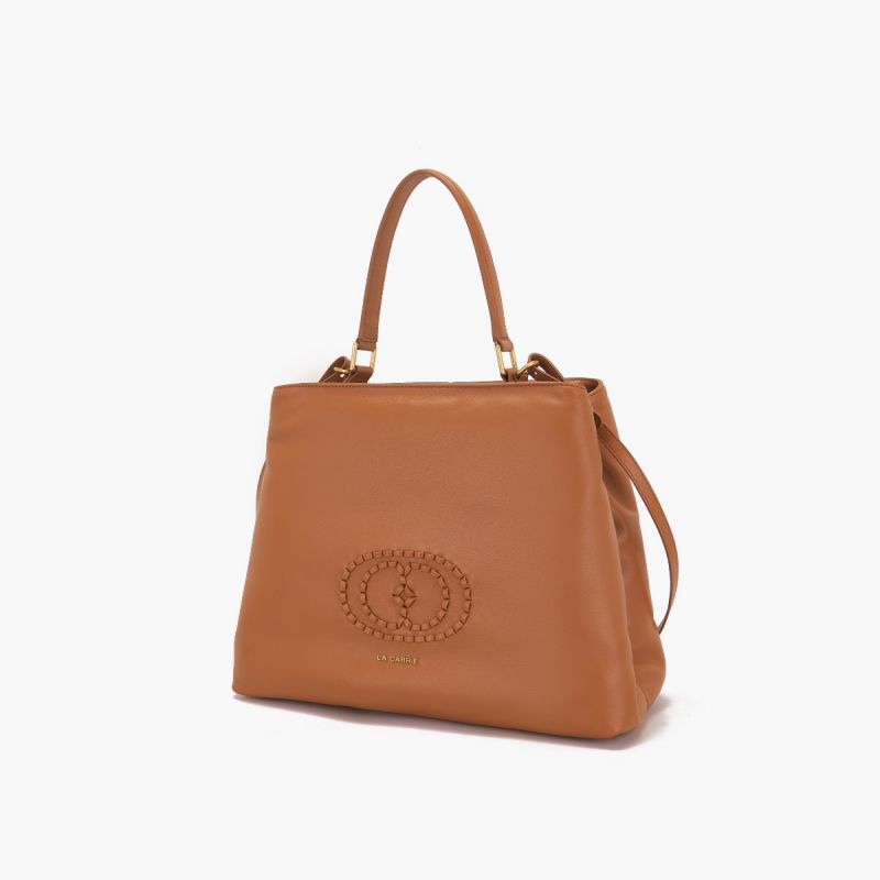 BORSA SHOPPING WOVEN CUOIO - Immagine 3