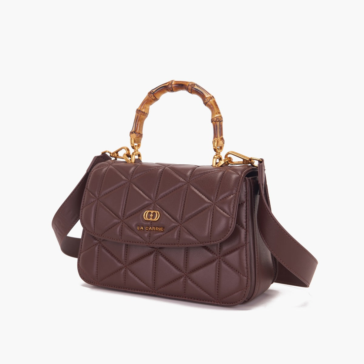 BORSA A MANO TOUCHY DARK BROWN - Immagine 3