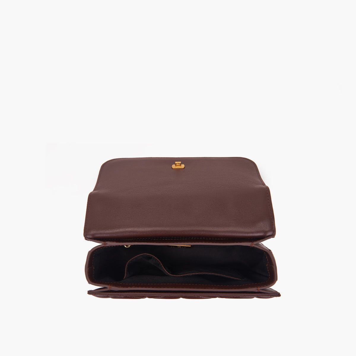 BORSA A MANO TOUCHY DARK BROWN - Immagine 6