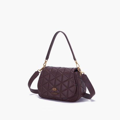 BORSA A SPALLA TOUCHY DARK BROWN - Immagine 3