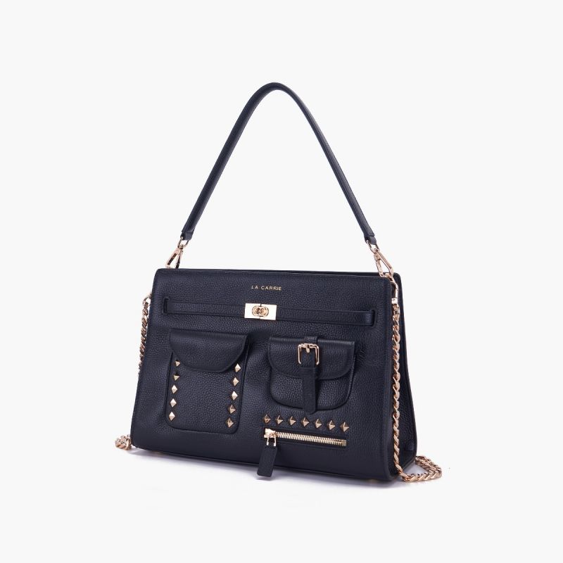 BORSA SHOPPER ROCK BLACK - Immagine 3