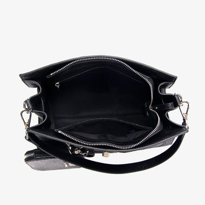 Borsa Shopping Pocket Black - Immagine 5