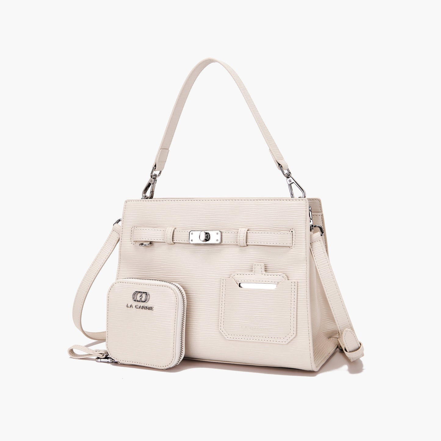 Borsa Shopping Pocket Ivory - Immagine 2