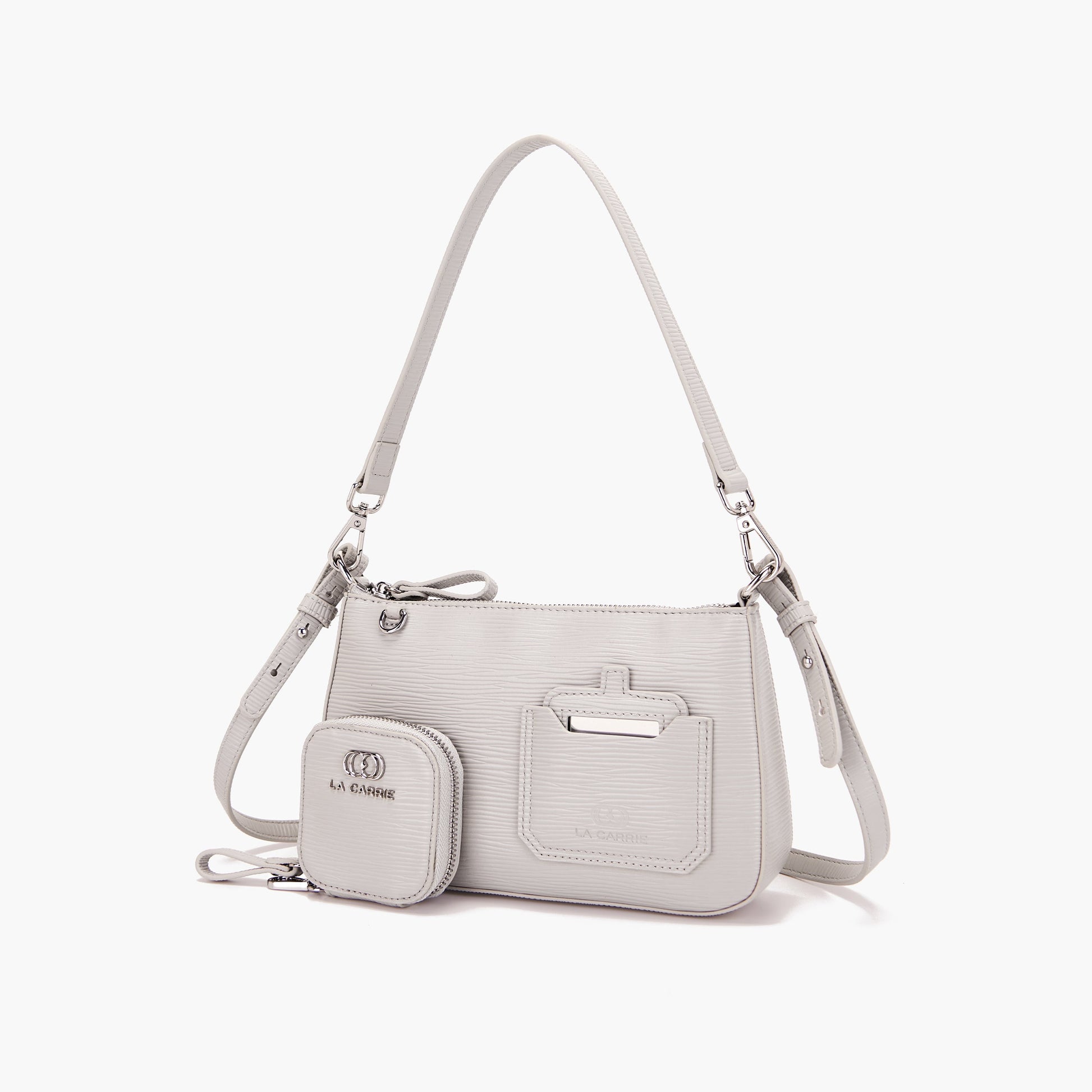 Borsa a spalla Pocket Grey - Immagine 2