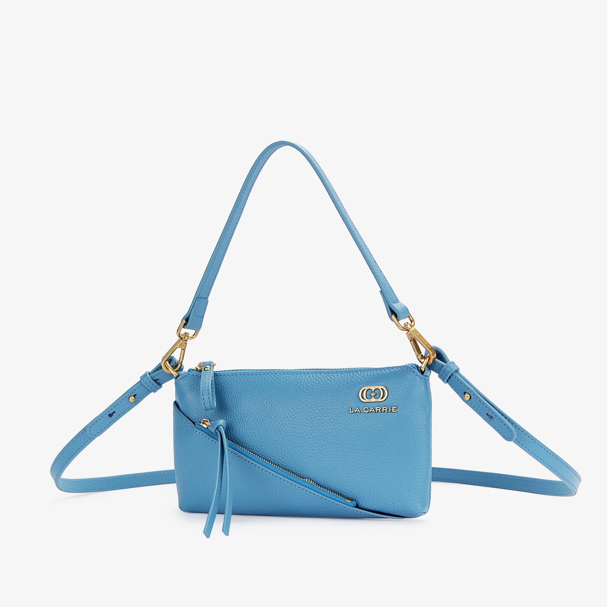 Borsa a spalla Zipper Azure - Immagine 2