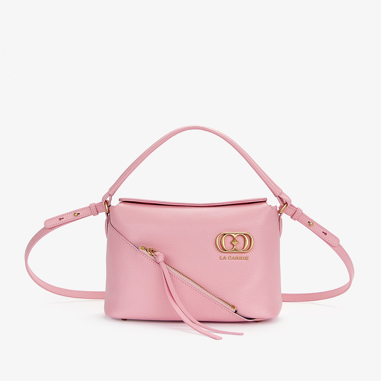 Borsa a spalla Zipper Pink