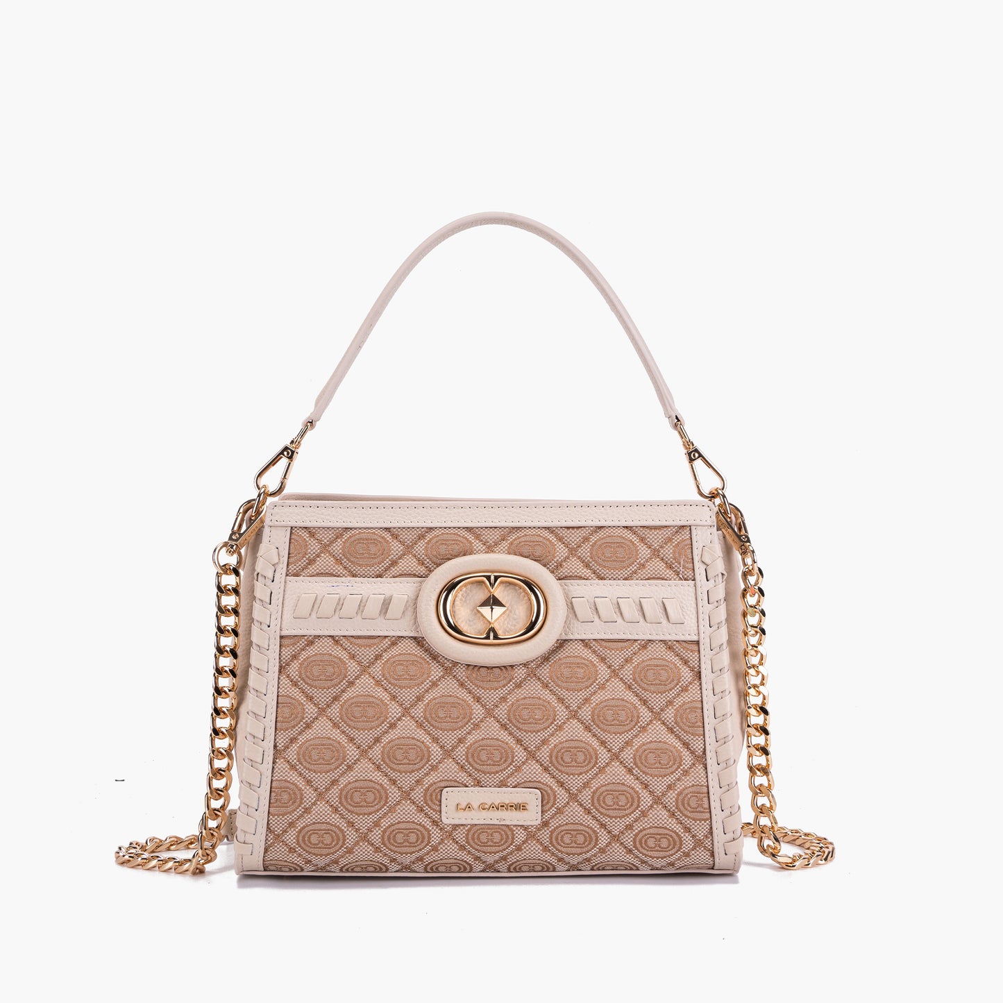 Borsa a mano Monogram Beige - Immagine 6