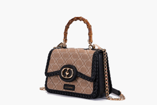 Borsa a mano Monogram Black