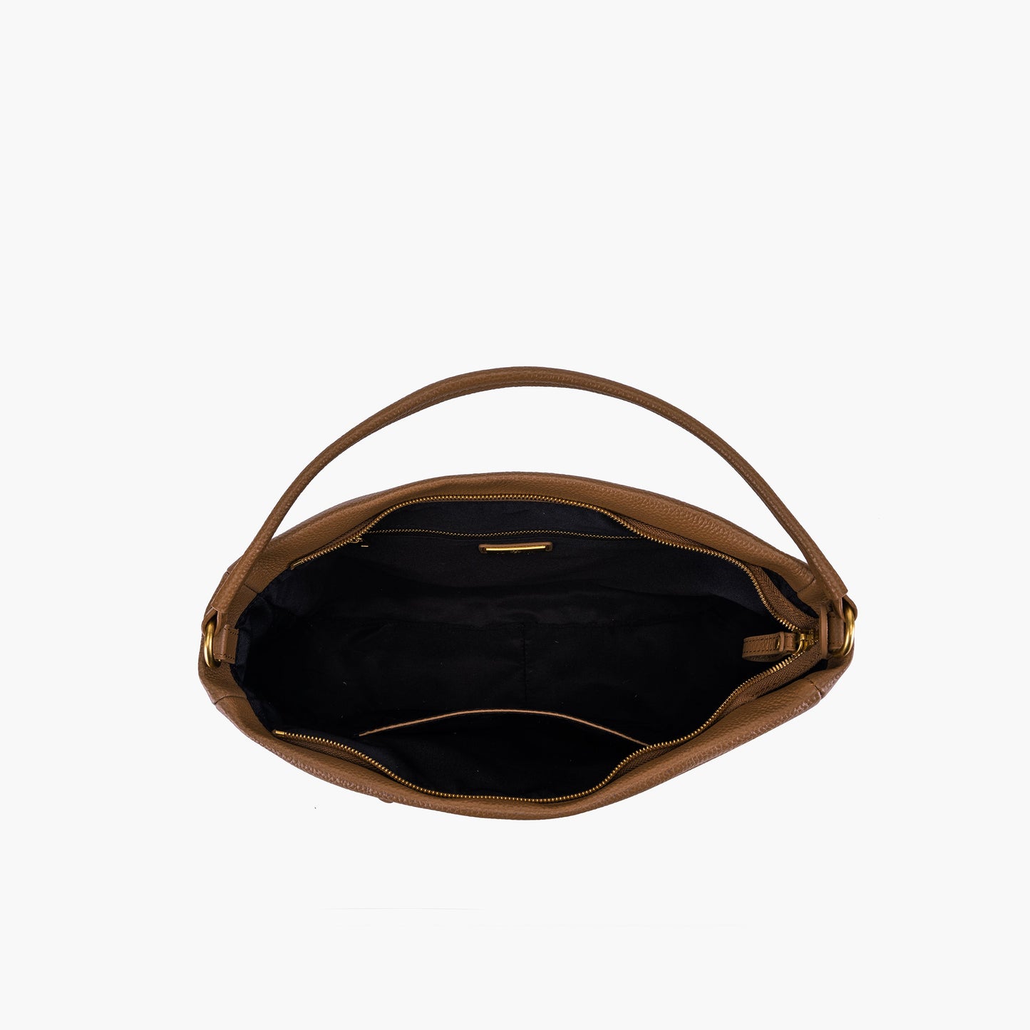 Borsa a spalla Zipper Brown - Immagine 5