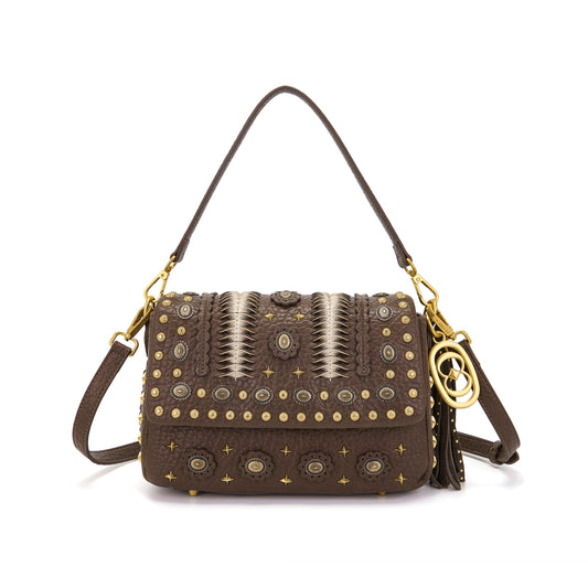 Borsa a spalla Jungle Brown