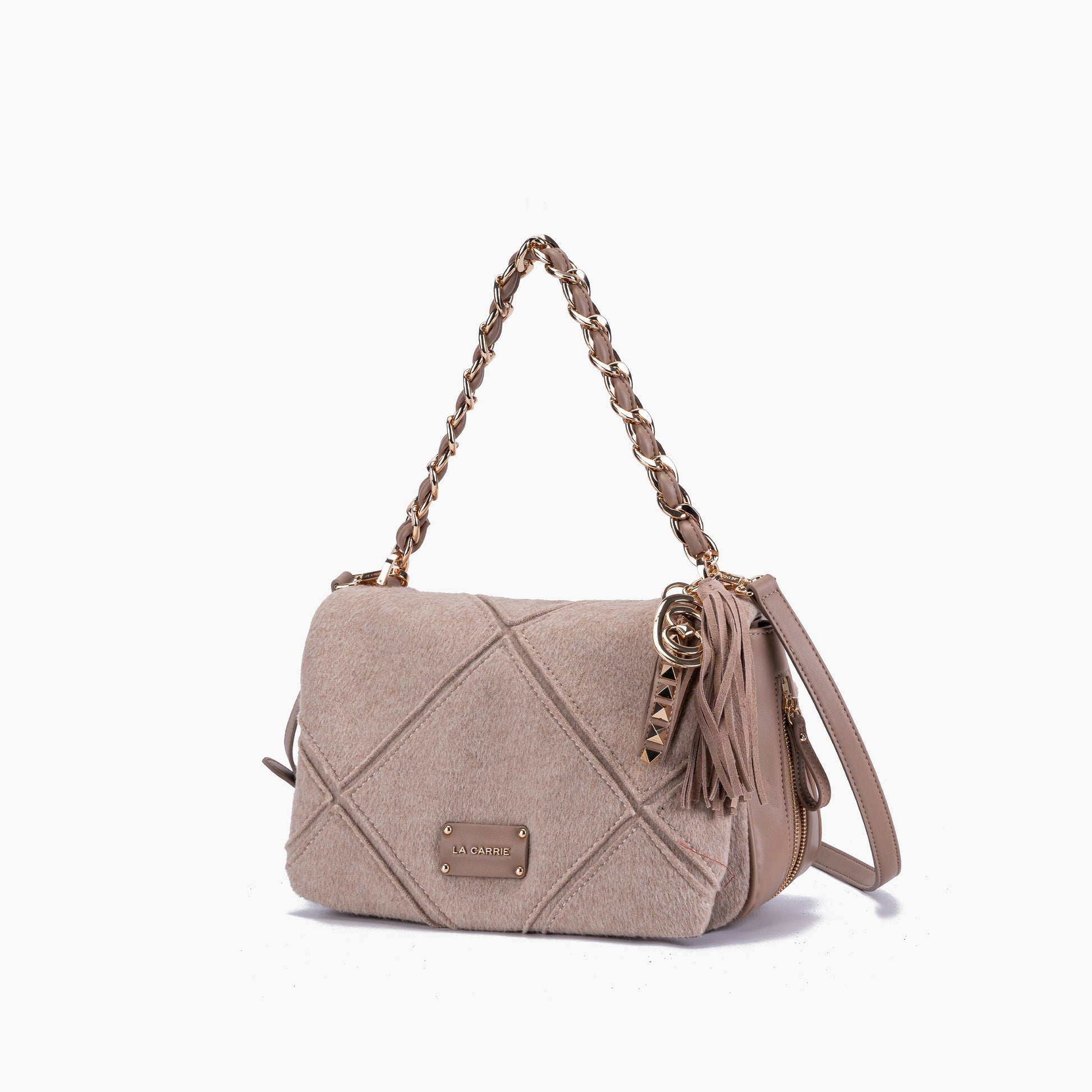Borsa a spalla Isabel Mongolia Beige - Immagine 2