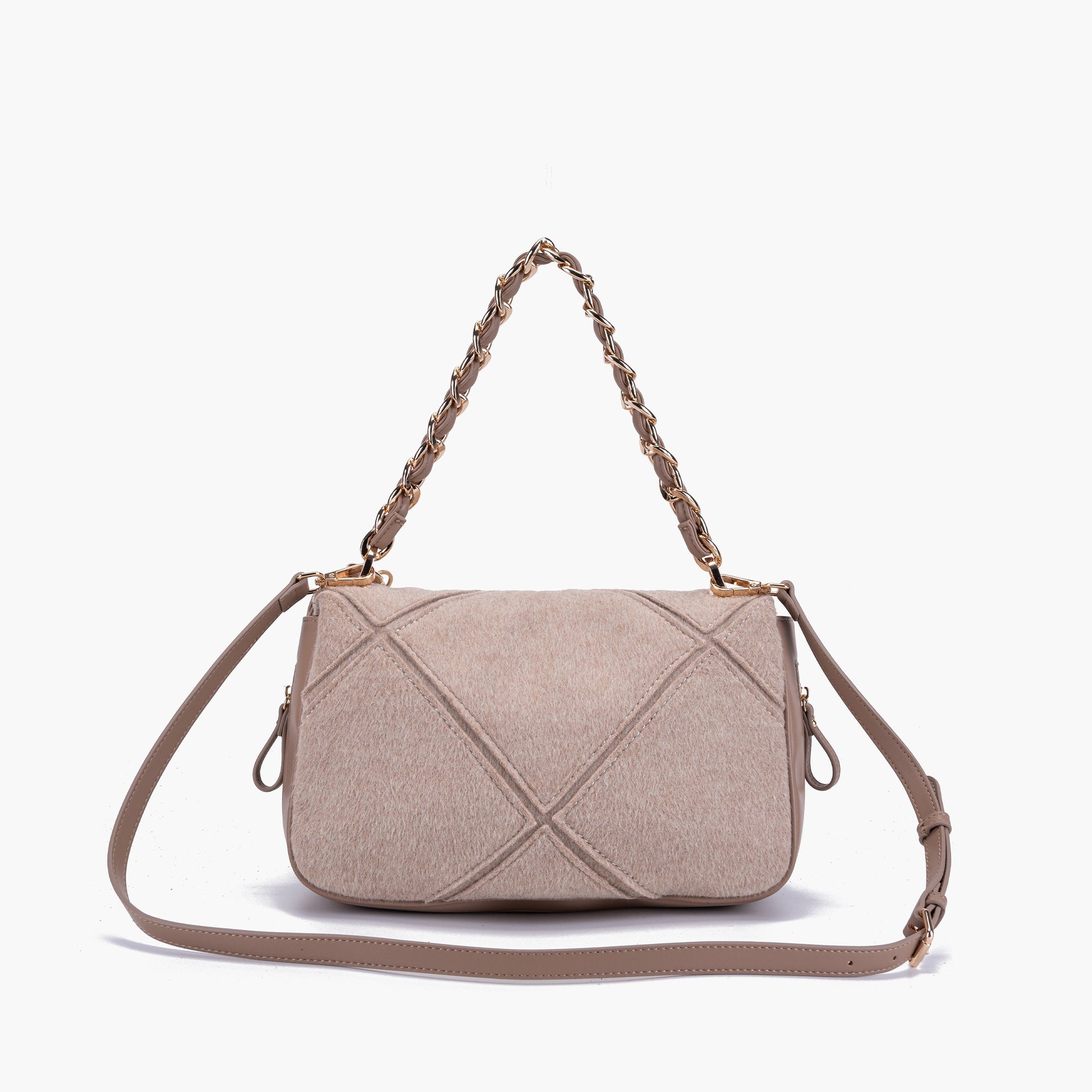 Borsa a spalla Isabel Mongolia Beige - Immagine 3