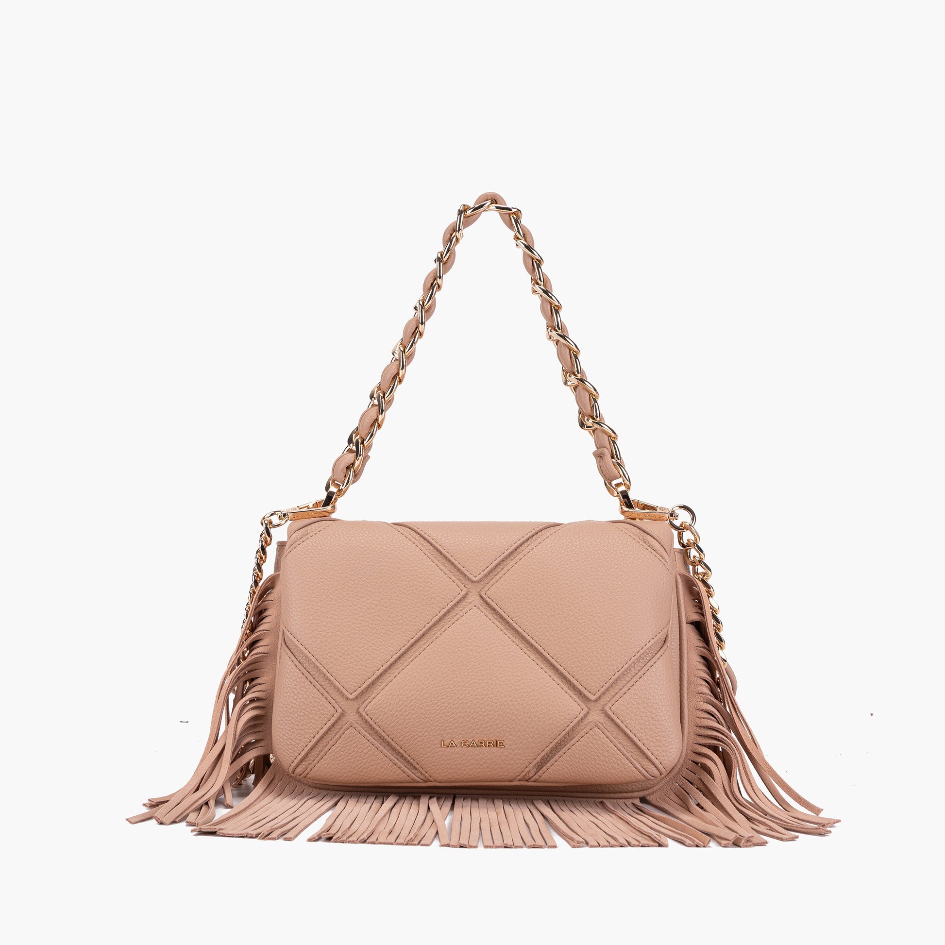 Borsa a spalla Isabel Beige - Immagine 6