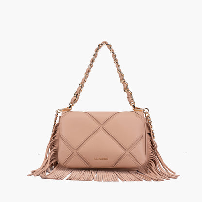 Borsa a spalla Isabel Beige - Immagine 6