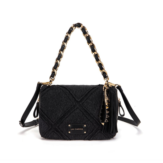 Borsa a spalla Isabel Mongolia Black