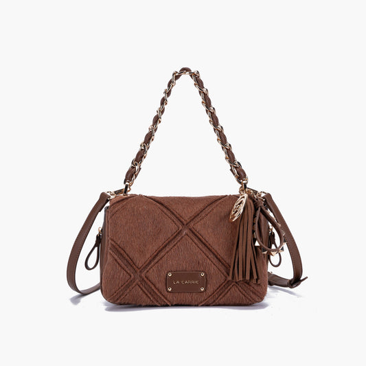 Borsa a spalla Isabel Mongolia Cuoio