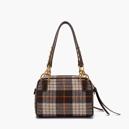 Borsa a spalla Scottish Combi Brown - Immagine 3